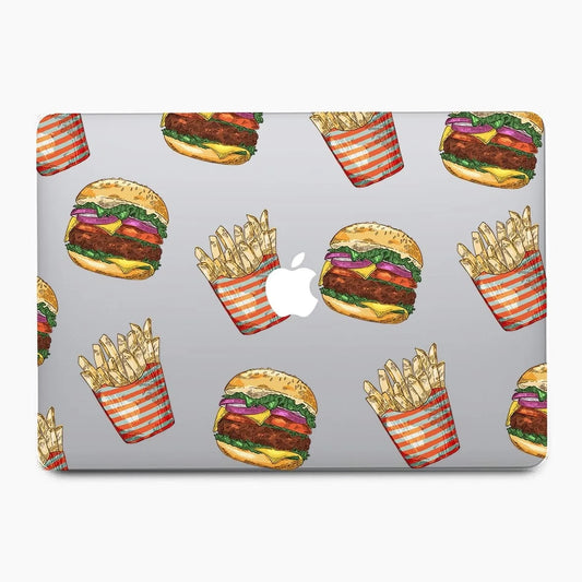 This is us design series Hamburger Fries Macbook case