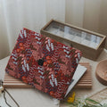 Bloom Embroidered Leather Macbook Case