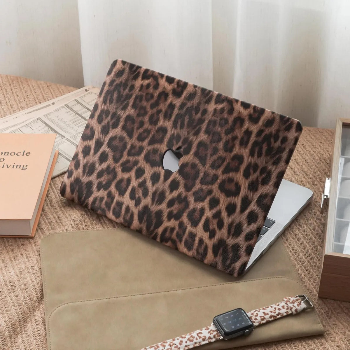 Trendy Leopard Pattern Macbook Case