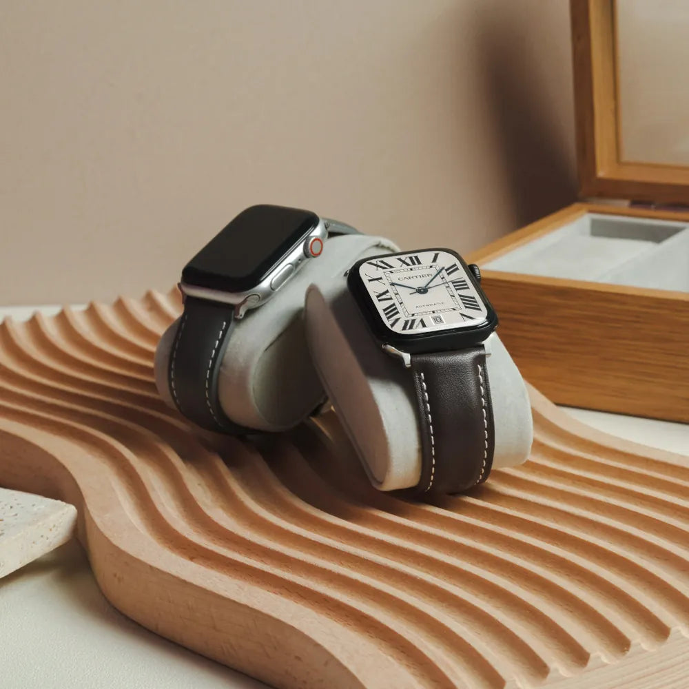 Classic Sewing Leather Apple Watch Band