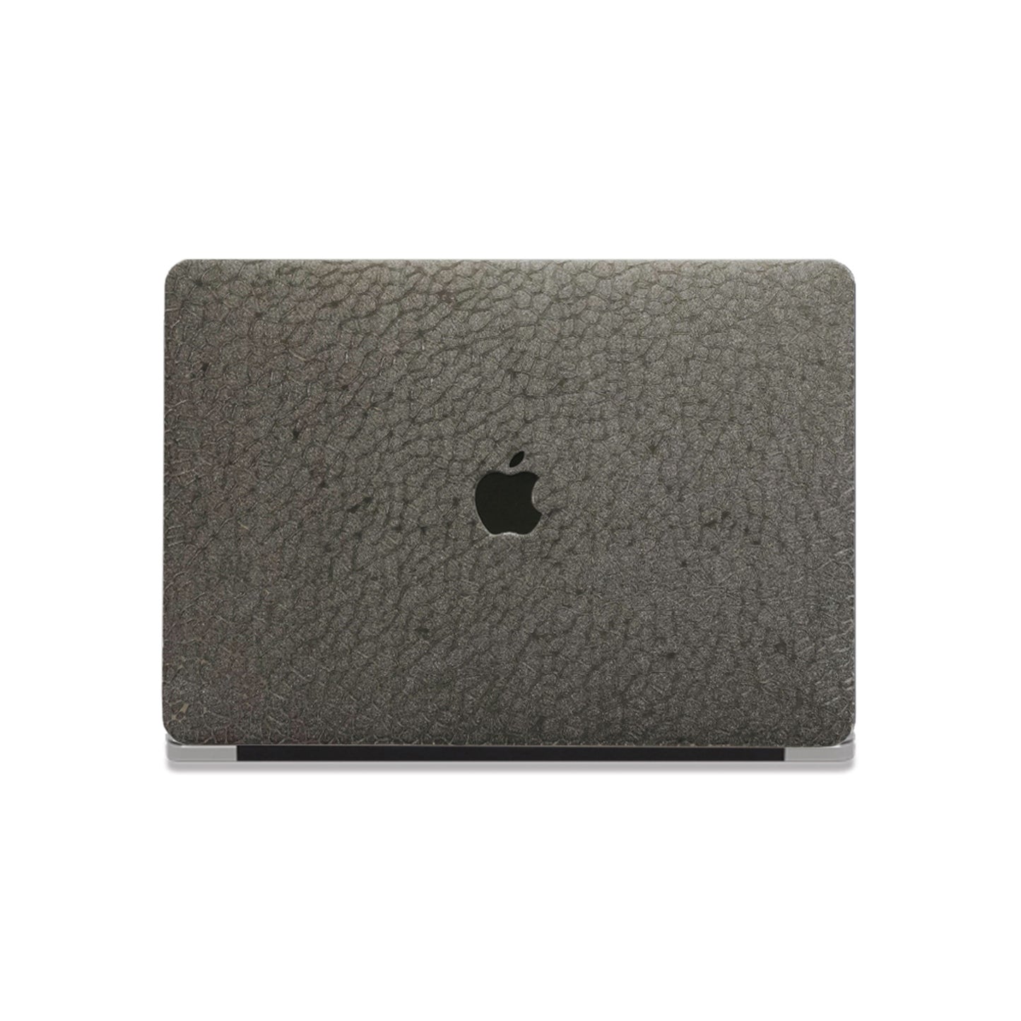 Fine leather pebble texture ♾ iron gray finish Macbook case