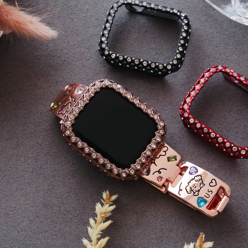 Metallic Diamond-style Premium Protection Case for Apple Watch