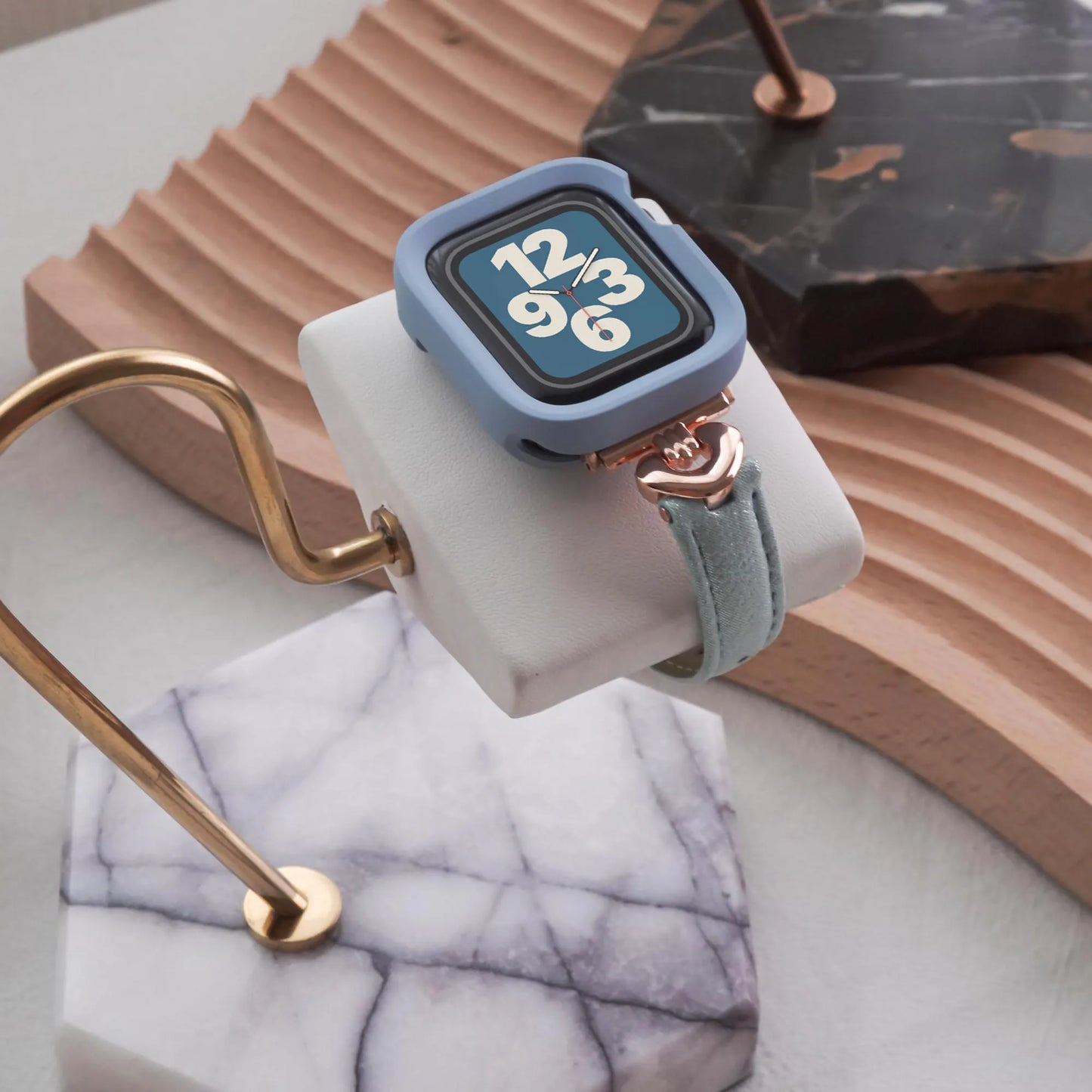 One Piece Colorful Silica Gel Apple Watch Case