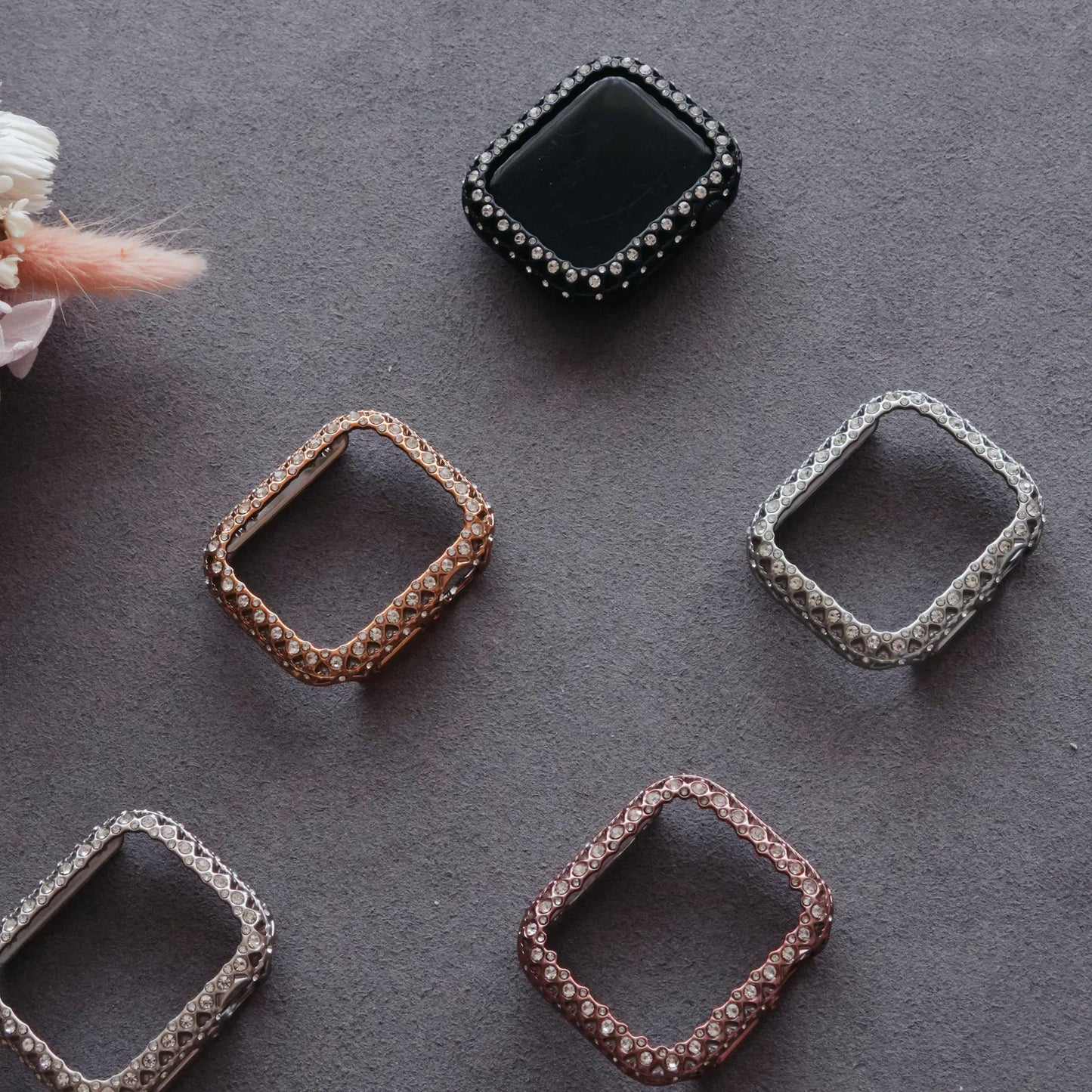 Metallic Diamond-style Premium Protection Case for Apple Watch