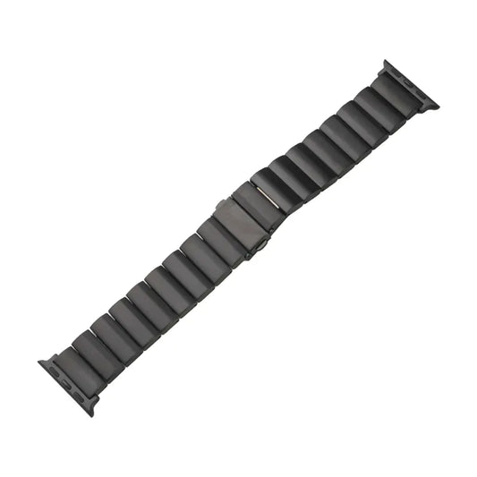 Titanium Wide Band Texture Apple Watch Band