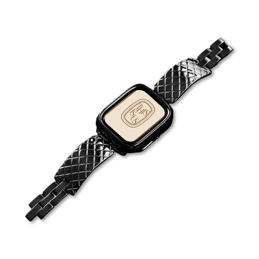 Textured Mesh Stainless Steel Metal Apple Watch Band