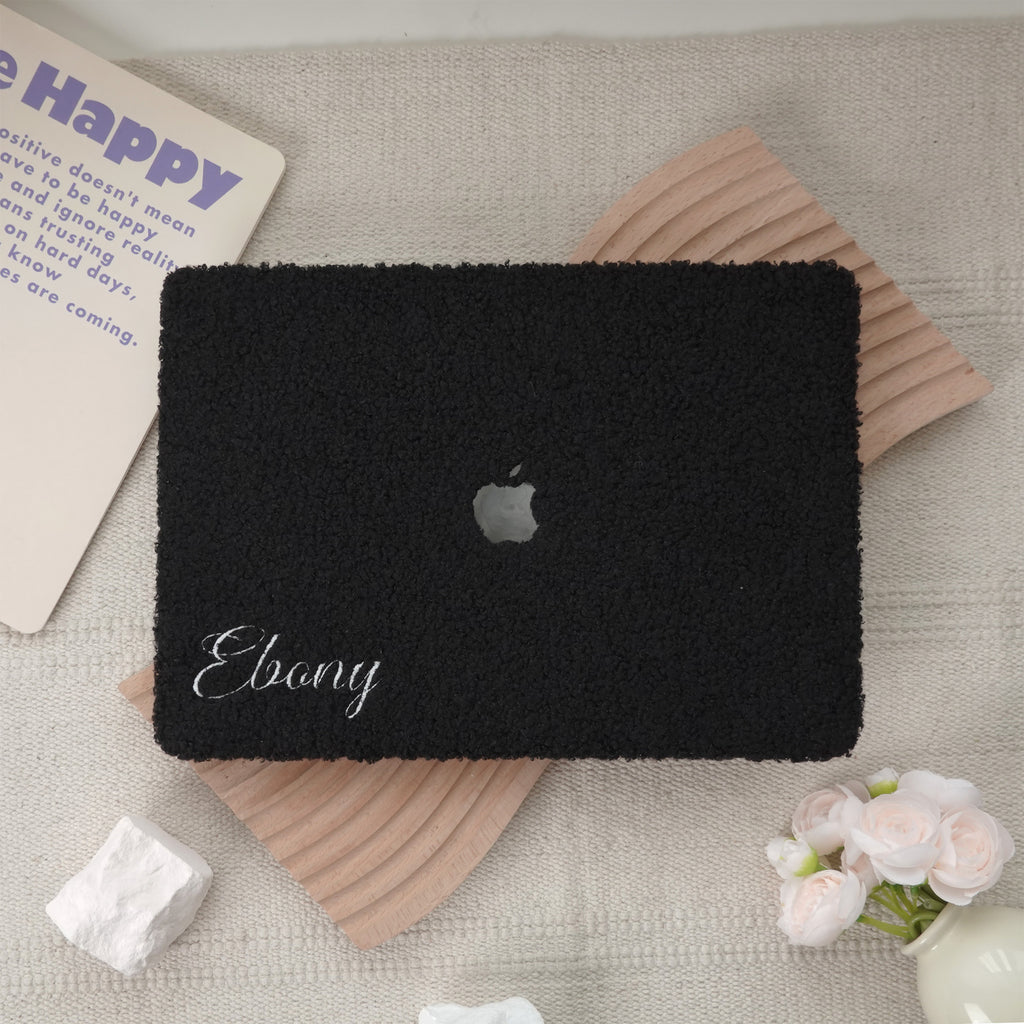 This Is Us Custom Black ♾ Teddy Plush Leather Macbook Case
