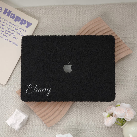 This Is Us Custom Black ♾ Teddy Plush Leather Macbook Case