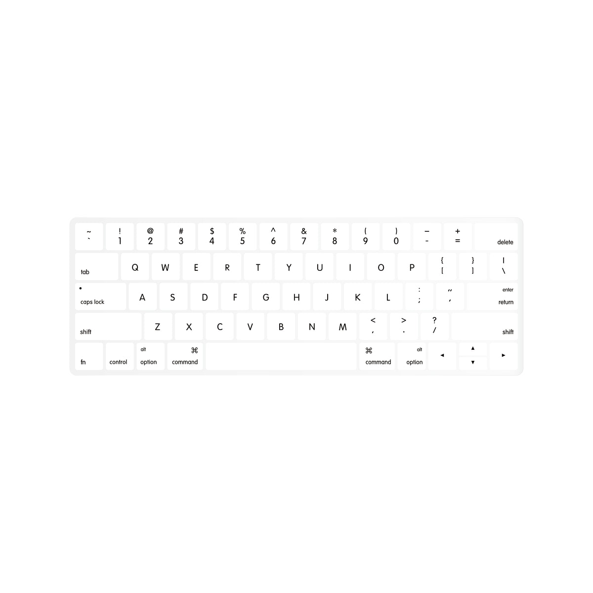White Series MacBook Keyboard Cover