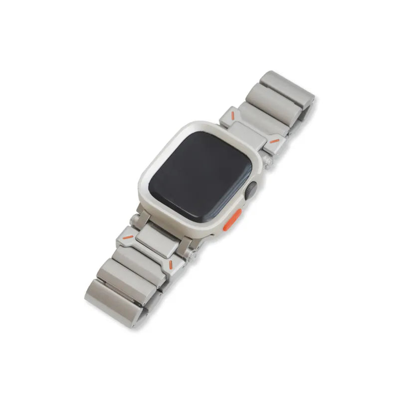 Titanium Explorer Wide Metal Apple Watch strap