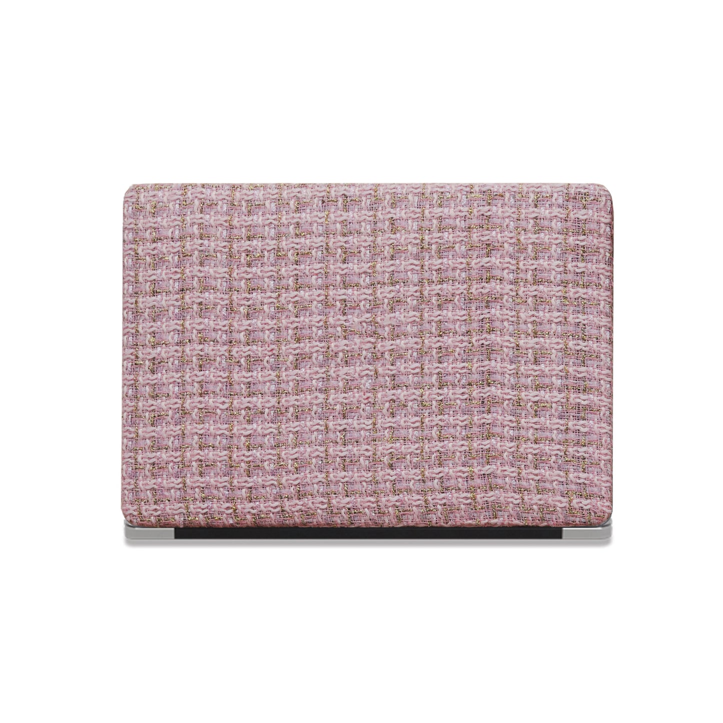 Plain Weave Chanel Style ♾ Sugar Pink Yarn Woven Mac Case