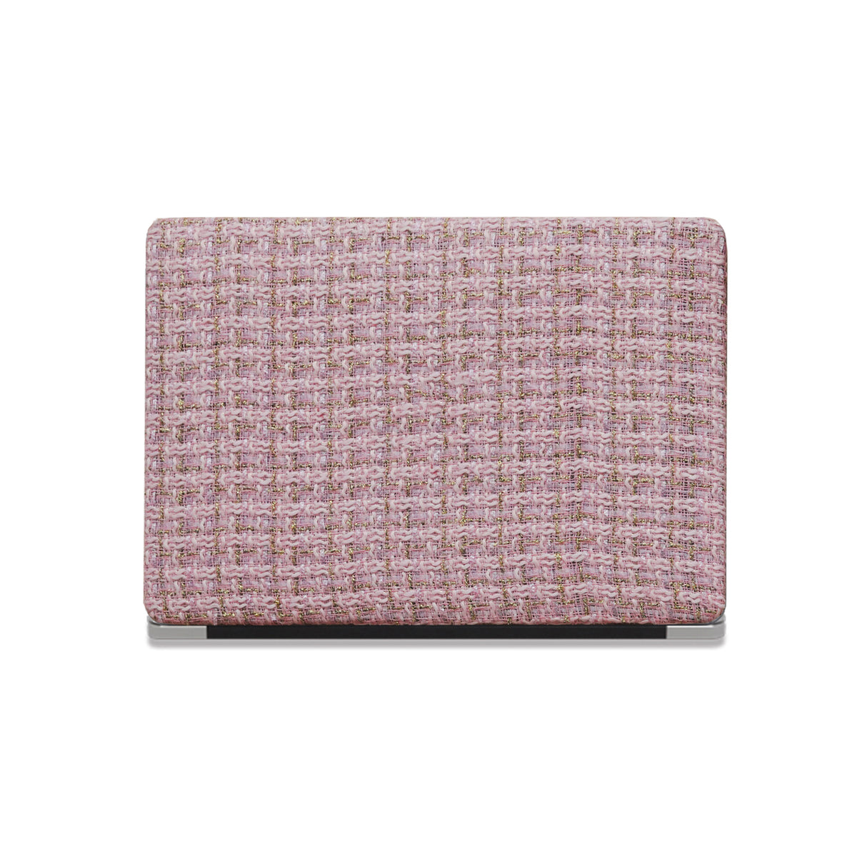 Plain Weave Chanel Style ♾ Sugar Pink Yarn Woven Mac Case