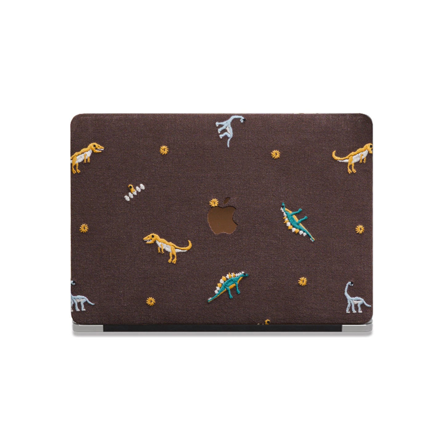 Embroidery Series ♾ Dinosaur Collection Textured Stitching MacBook Case