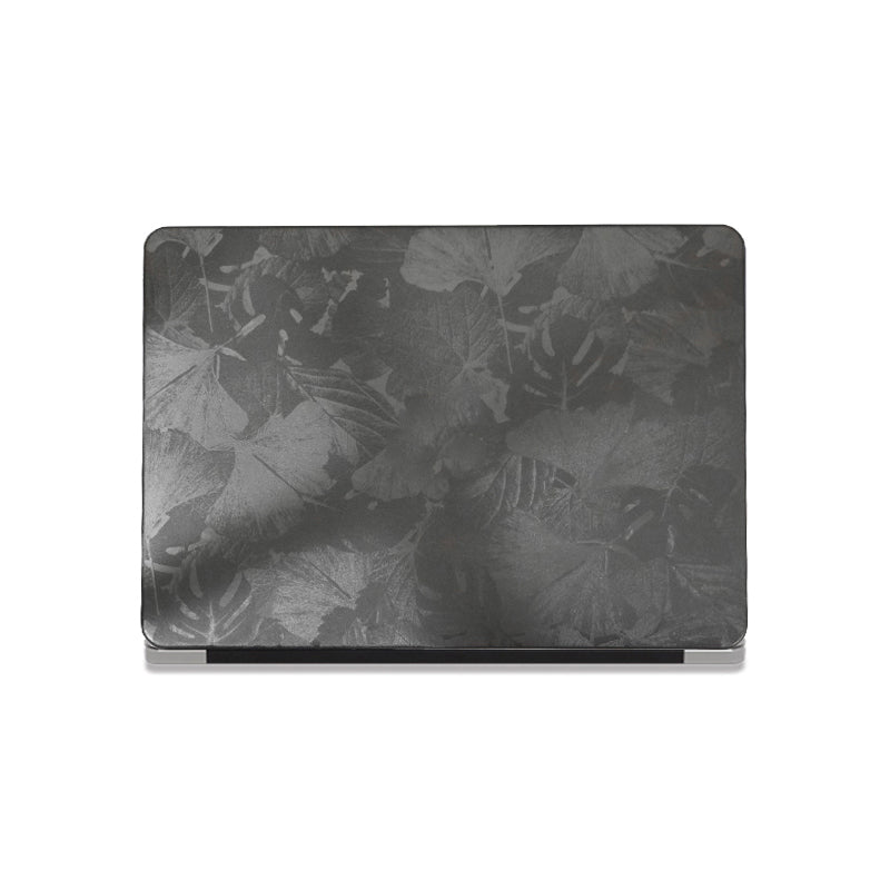 Leather Series ♾ Clover Laser-Engraved Leather Space Gray Mac Case