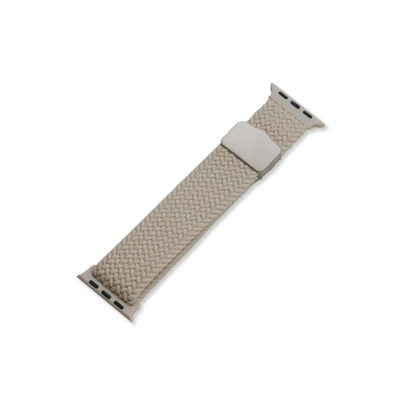 Elastic nylon magnetic closure breathable Apple Watch strap
