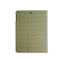 Leather Series & Light Aqua Wide Knit with Pencil Holder iPad case