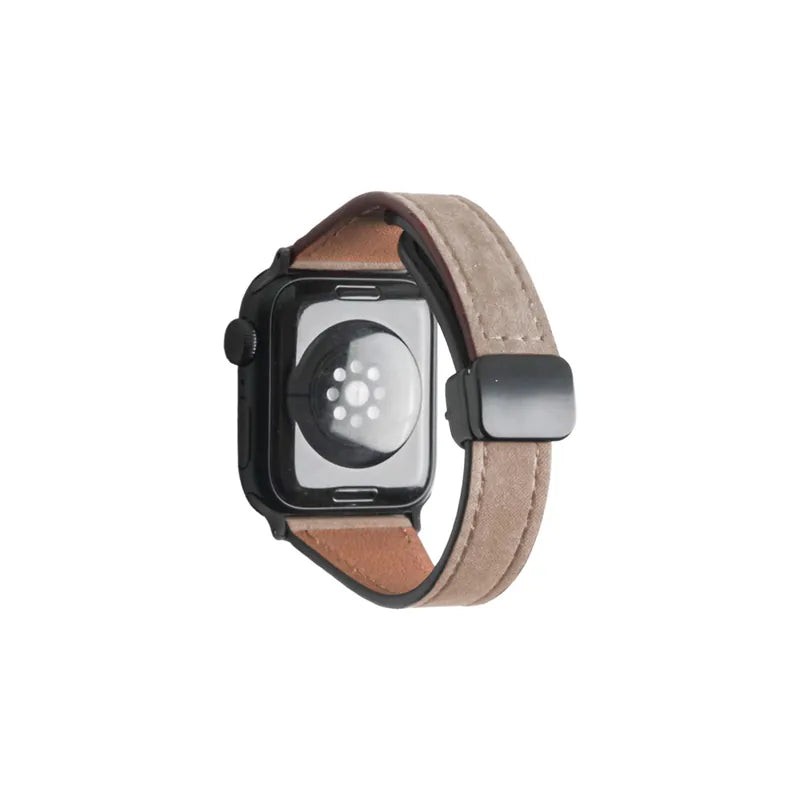 Denim Weave Magnetic Leather Apple Watch Band