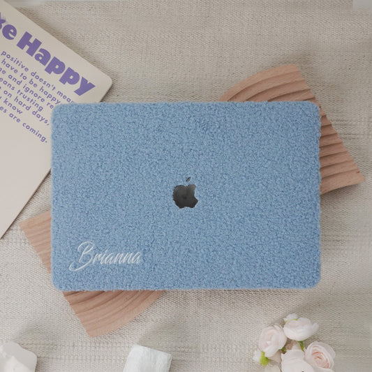 This Is Us Custom Teddy Fleece ♾ Slate Blue MacBook Case