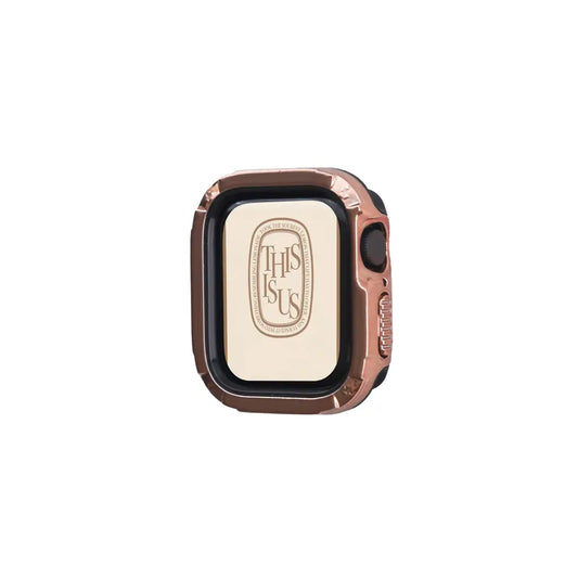 Modern Metal Coating Detachable Apple Watch Case