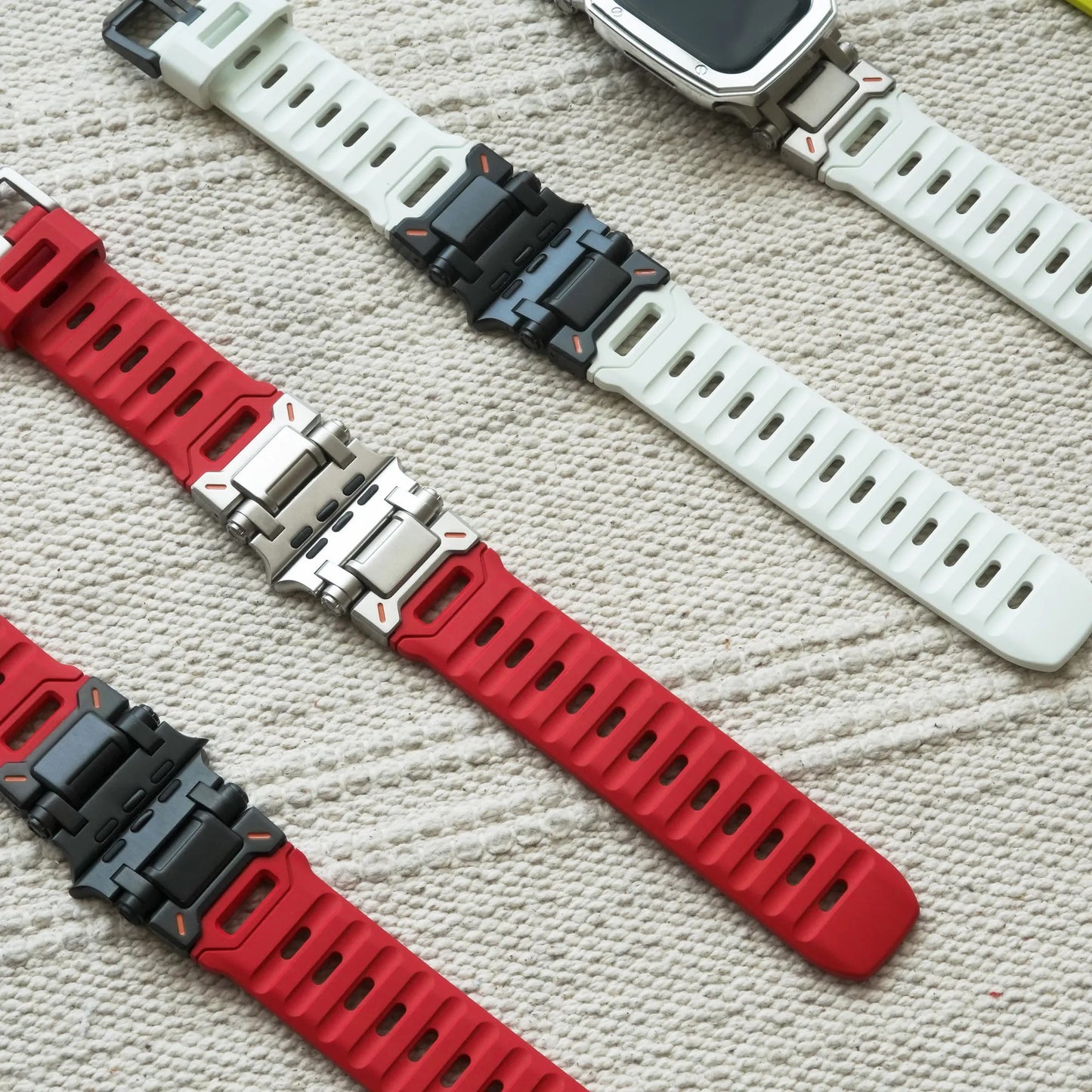 Silicone Outdoor Explorer Apple Watch strap