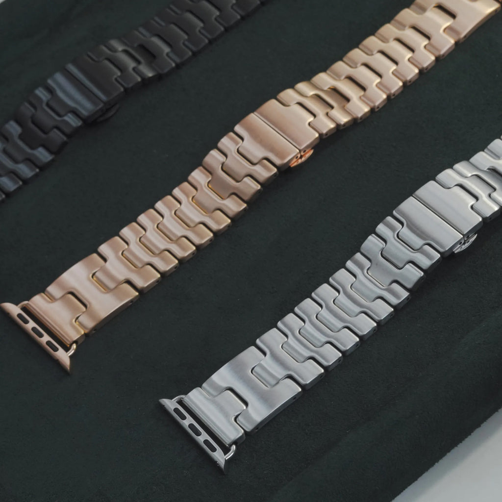 Gauss Y-Type Premium Metal Butterfly Buckle Apple Watch Band