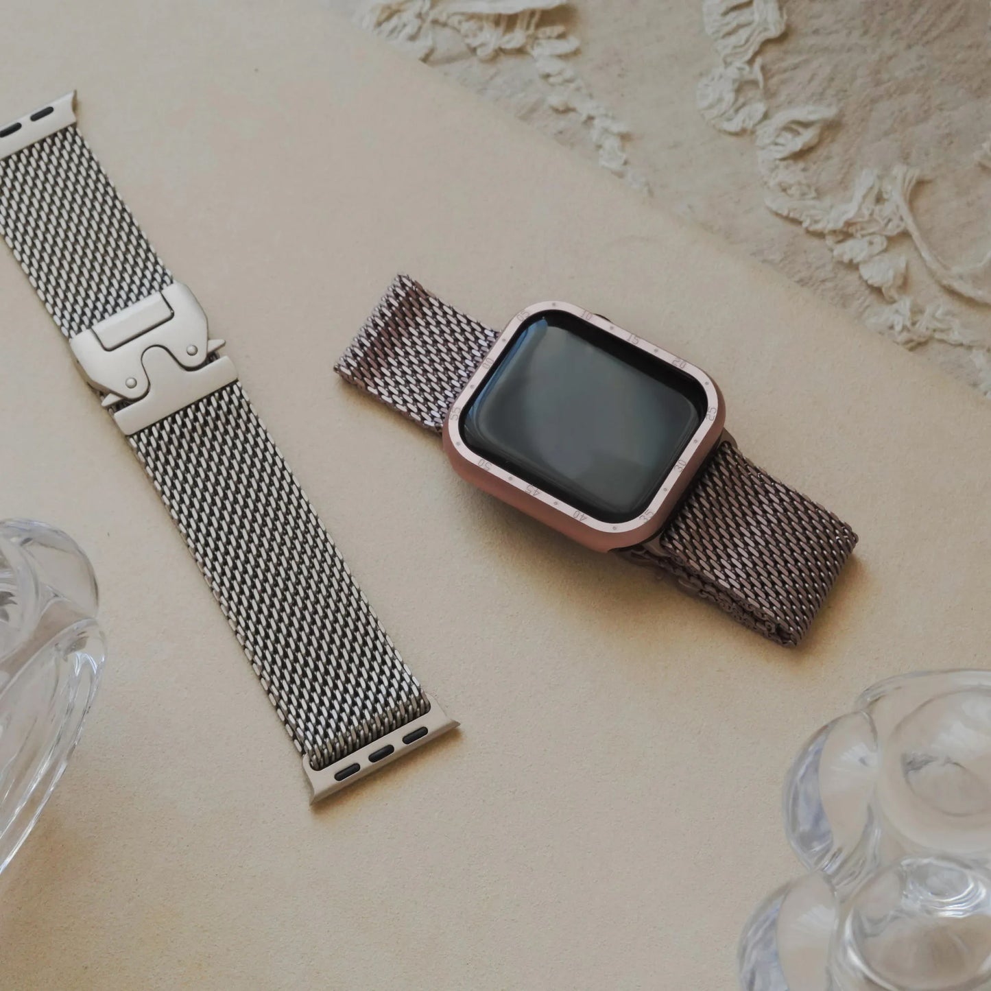 Milanese metal clasp Apple Watch Band