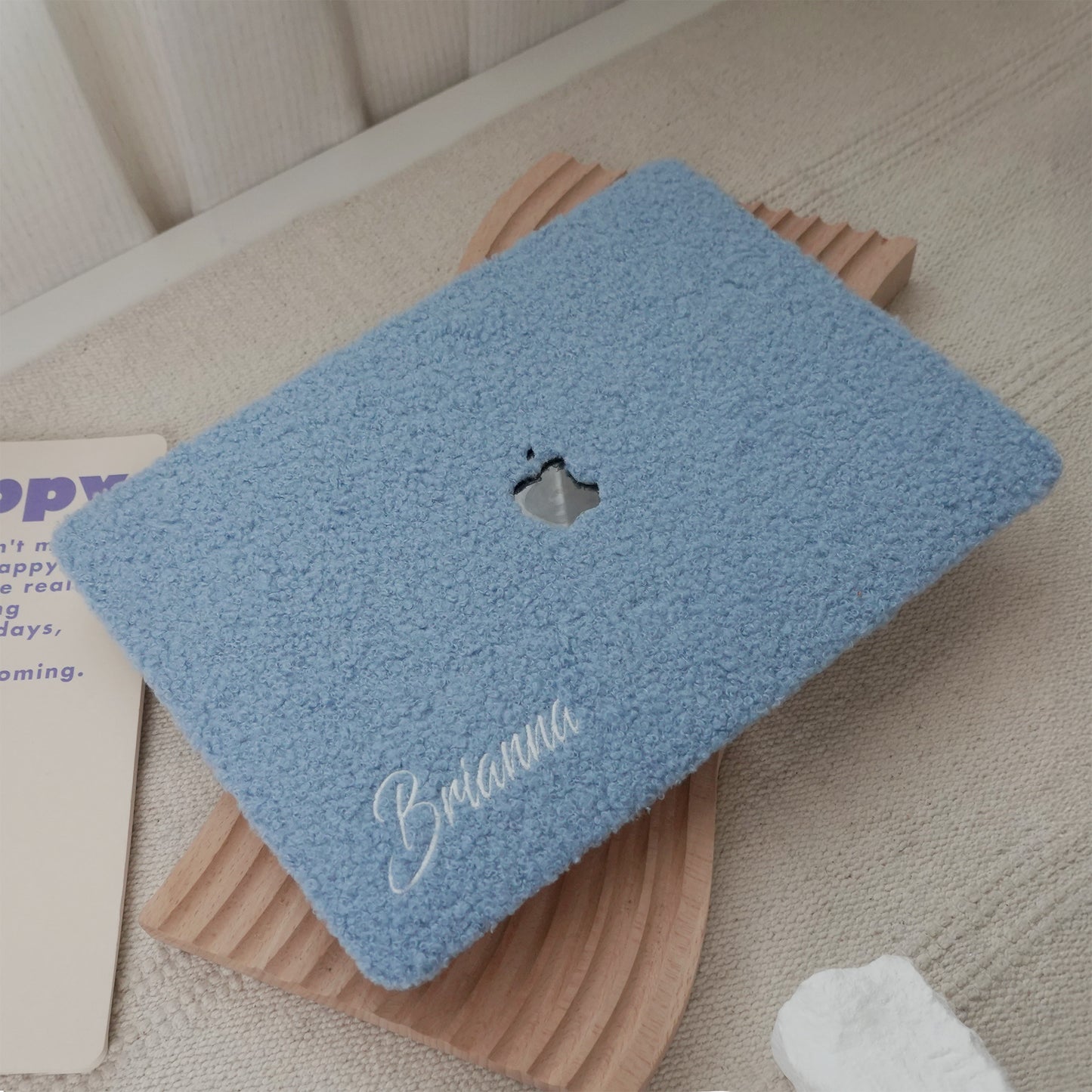 This Is Us Custom Teddy Fleece ♾ Slate Blue MacBook Case