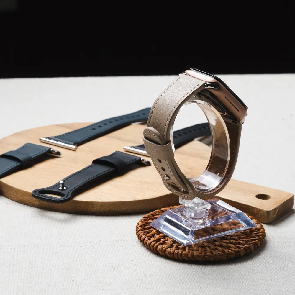 Leather Series Premium Handmade Genuine Leather Buckle Apple Watch Band