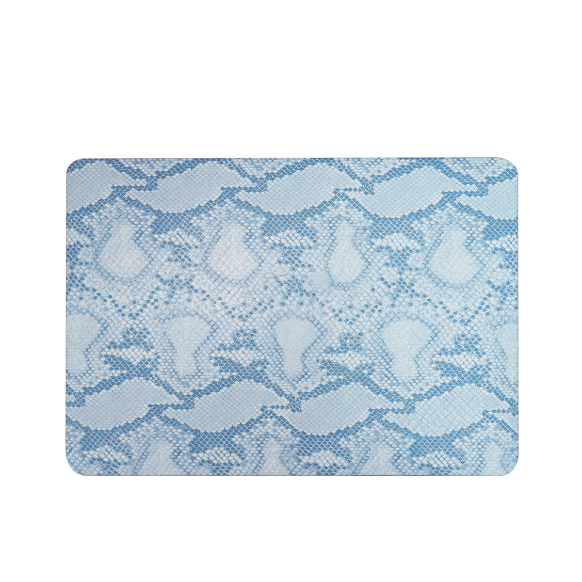 Leather Series ♾ Blue Snake Pattern Leather MacBook Case