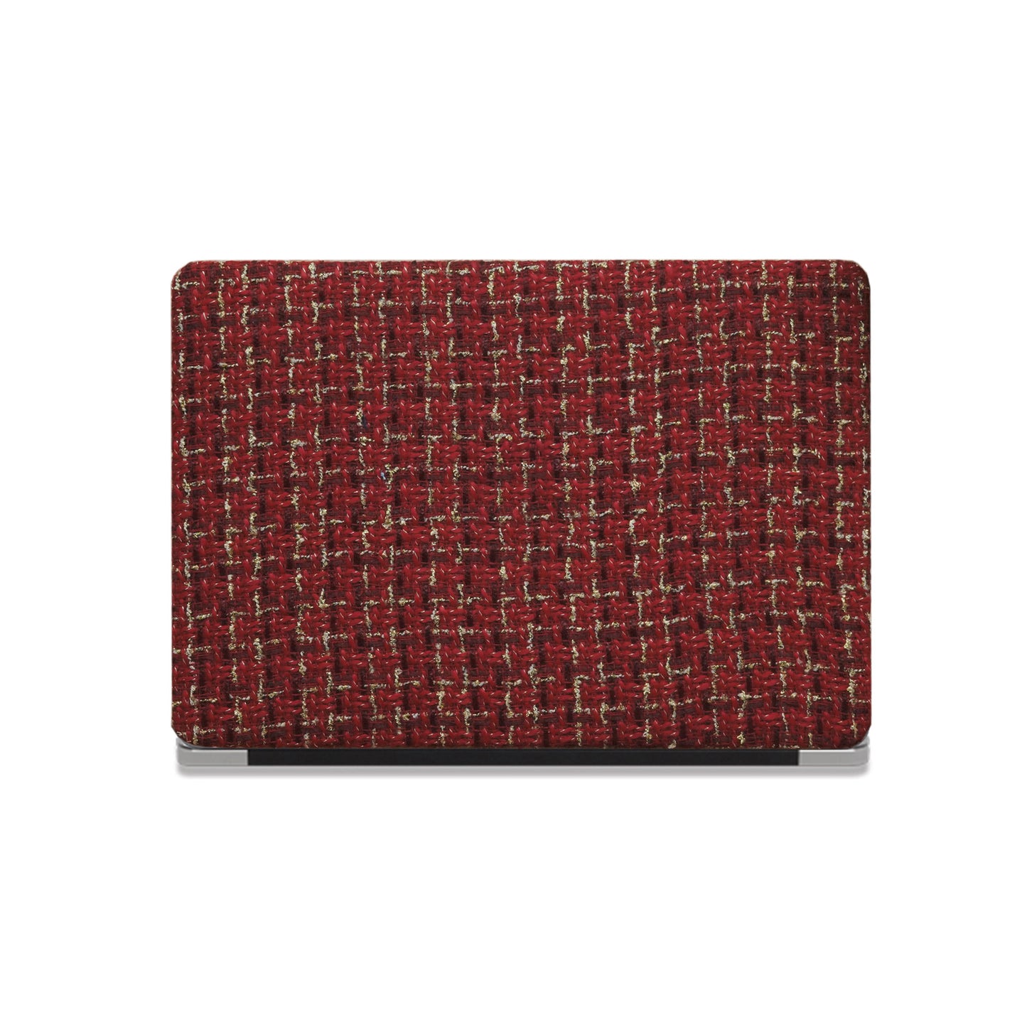 Plain Weave Chanel Style ♾ Vivid Red Yarn Woven Mac Case