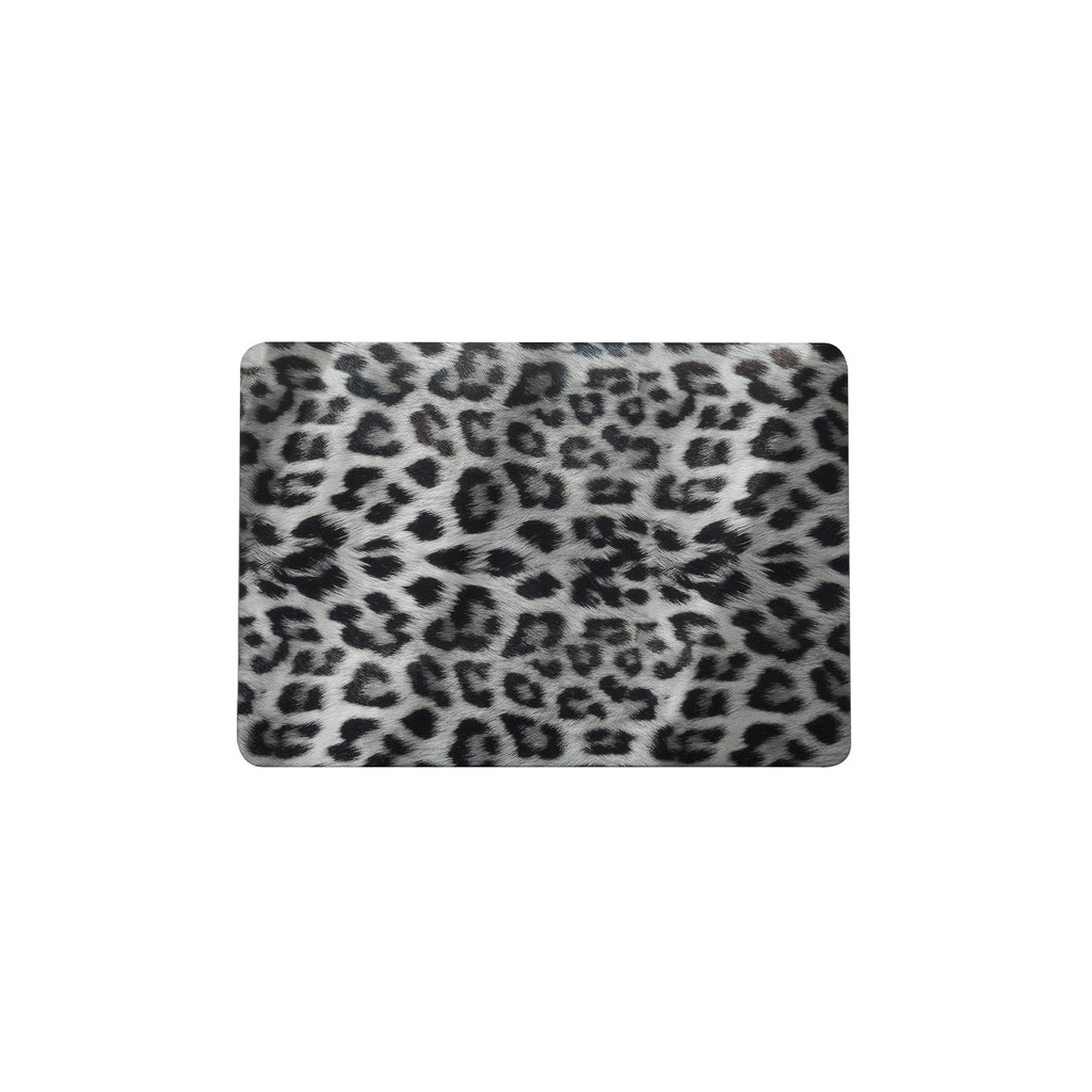 Black Leopard ♾ Textured Leather MacBook Case