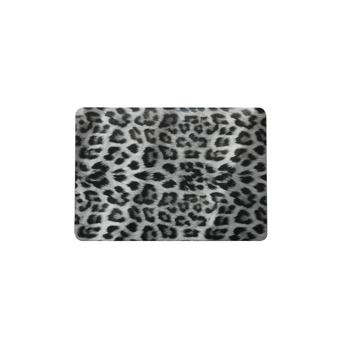 Black Leopard ♾ Textured Leather MacBook Case
