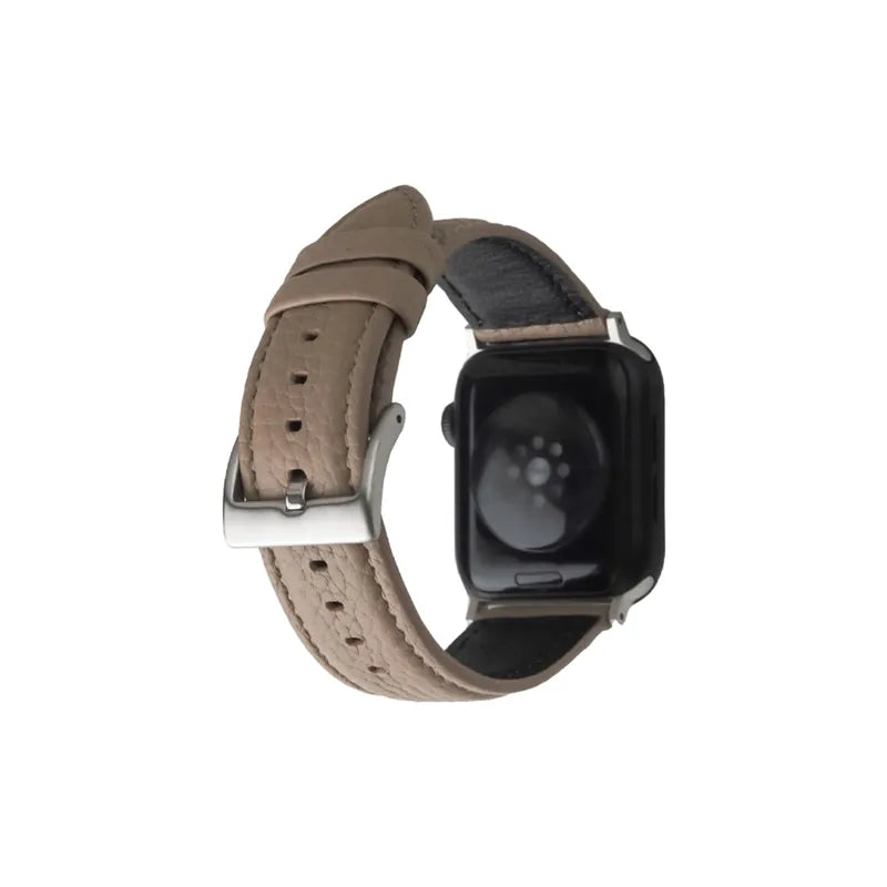 Lychee Grain Texture Leather Buckle Apple Watch Band