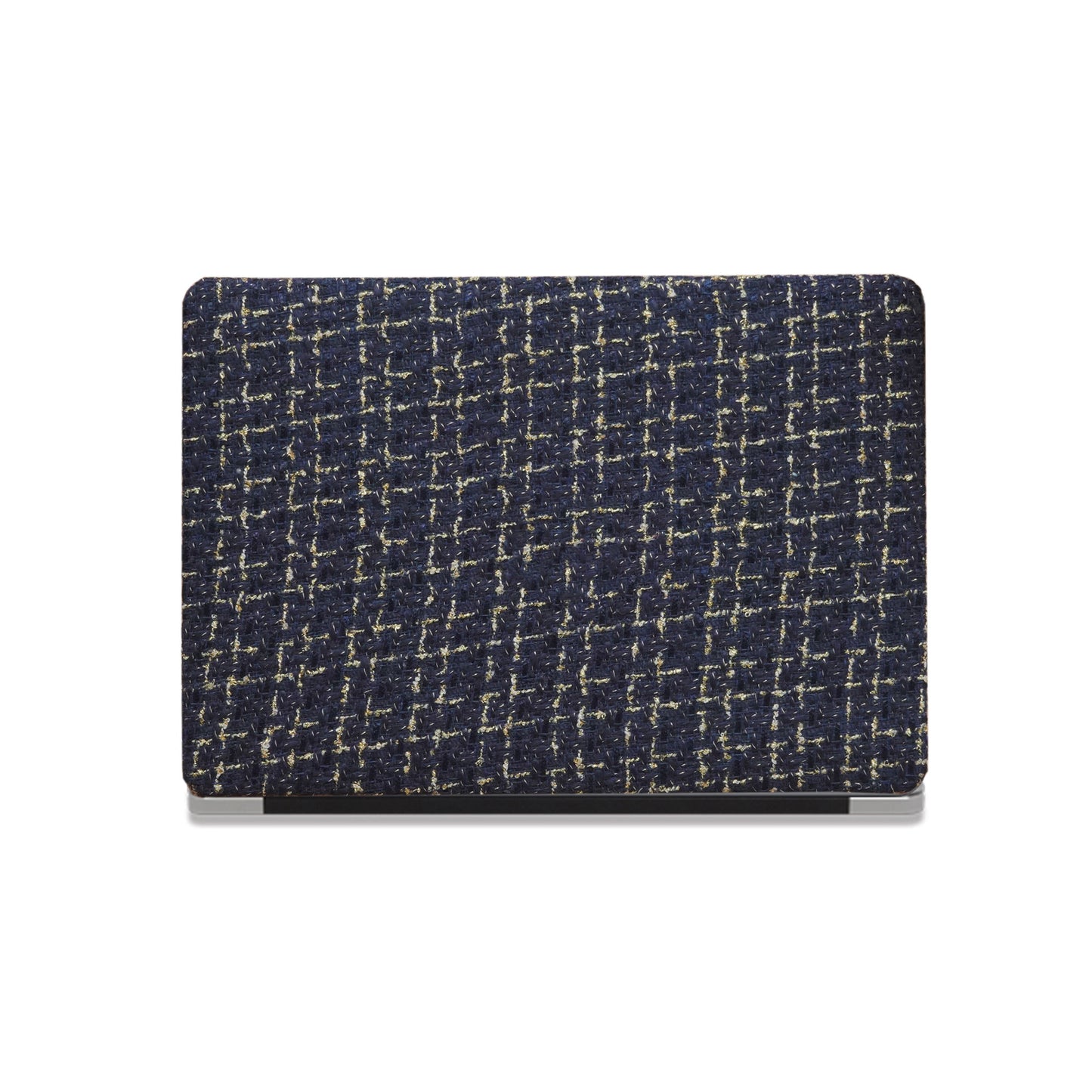 Plain Weave Chanel Style ♾ Deep Blue Yarn Woven Mac Case