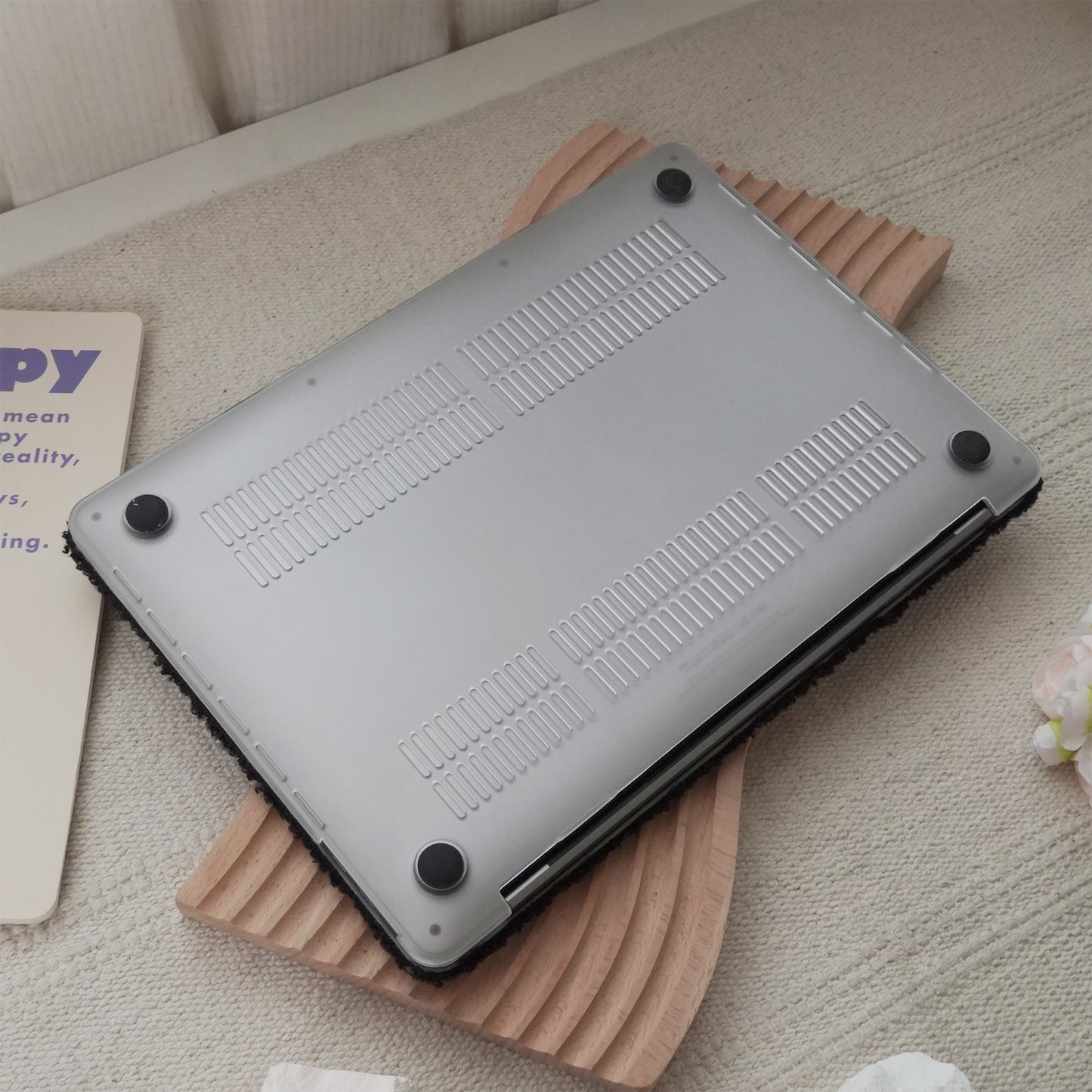 This Is Us Custom Black ♾ Teddy Plush Leather Macbook Case