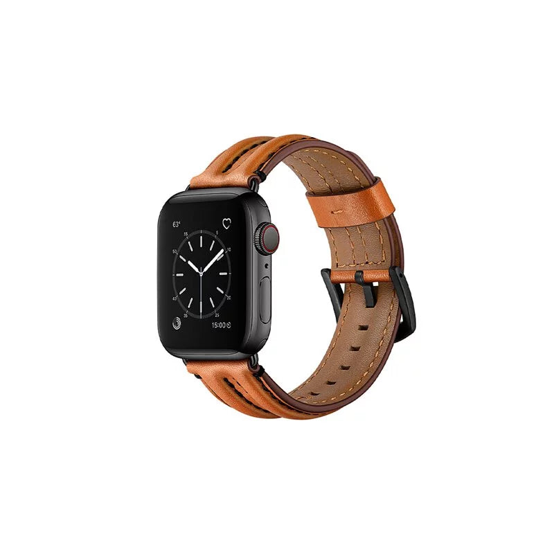 Vintage Leather For Men Apple Watch Band