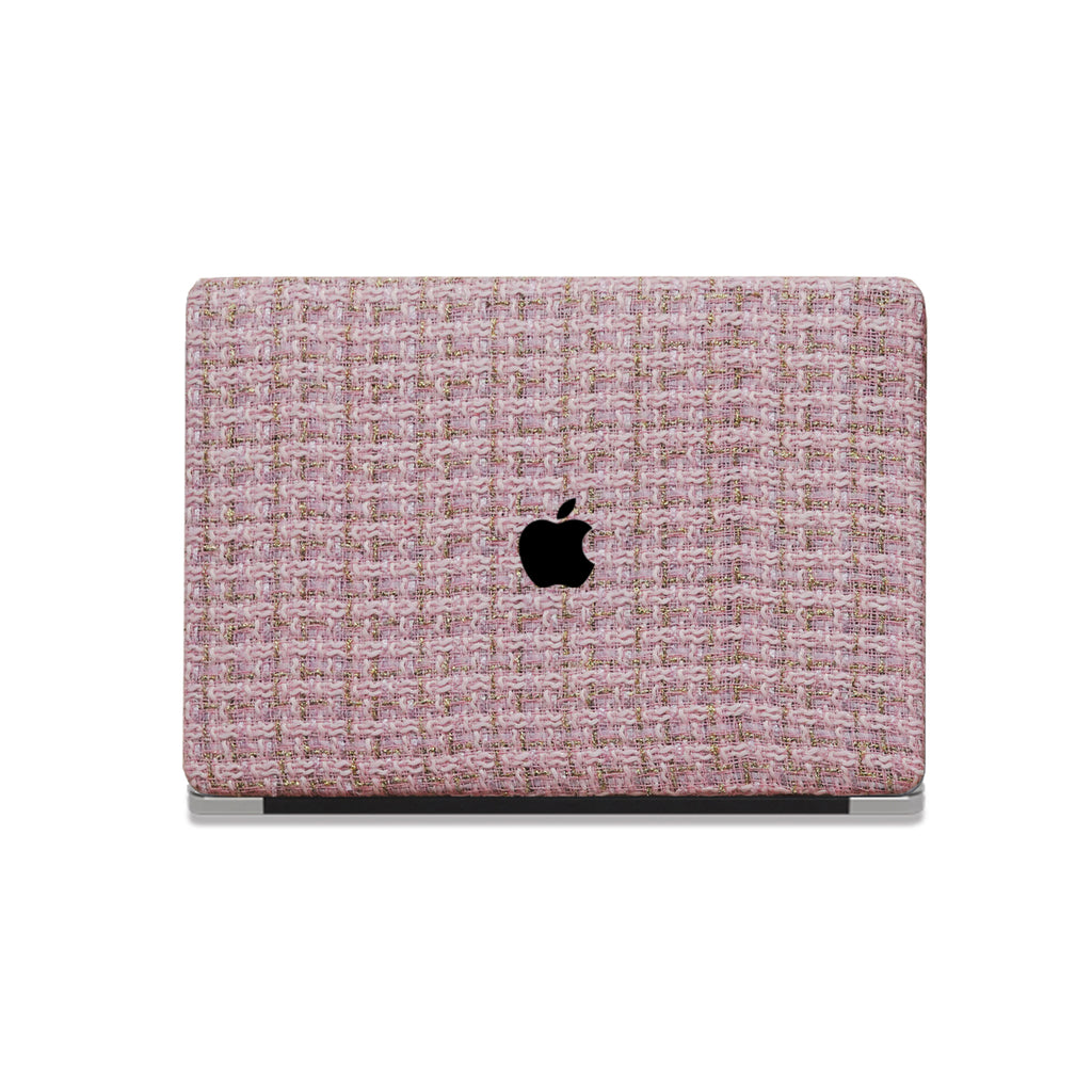 Plain Weave Chanel Style ♾ Sugar Pink Yarn Woven Mac Case