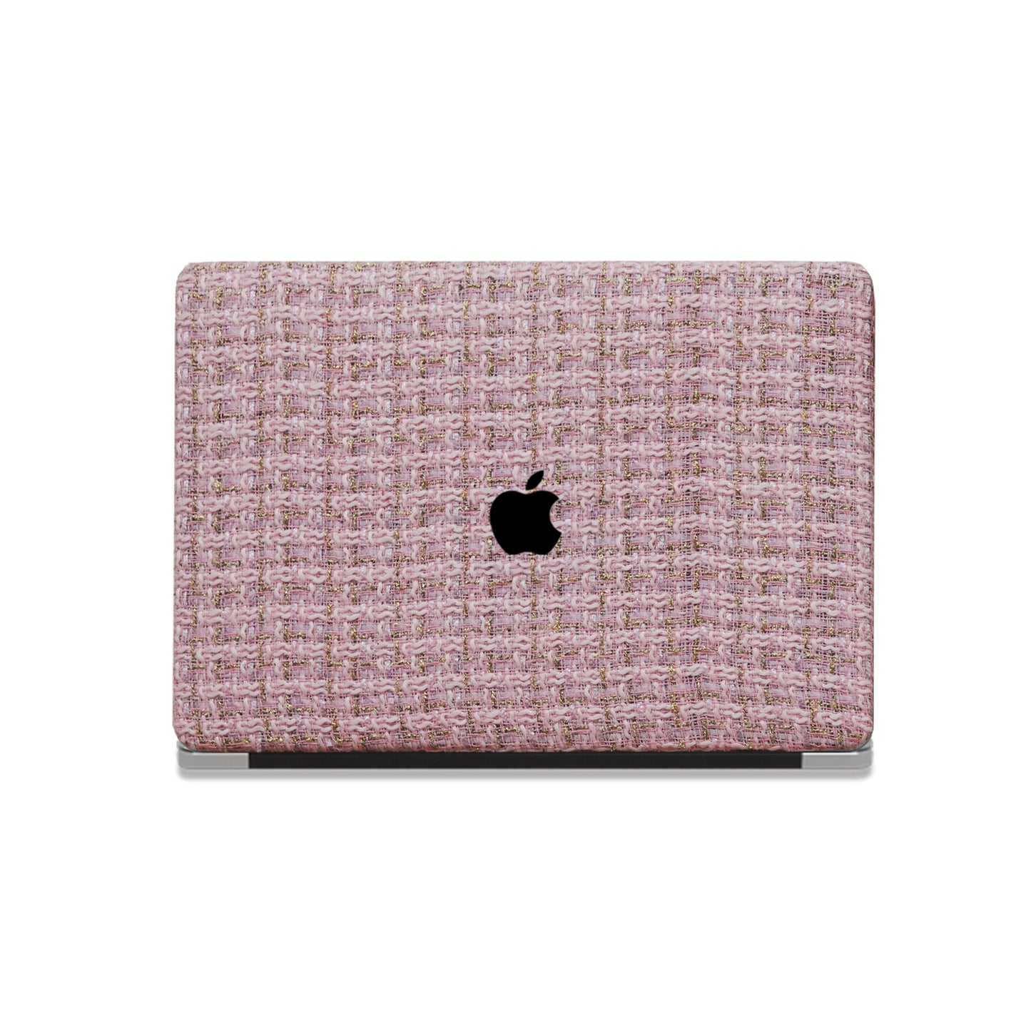 Plain Weave Chanel Style ♾ Sugar Pink Yarn Woven Mac Case