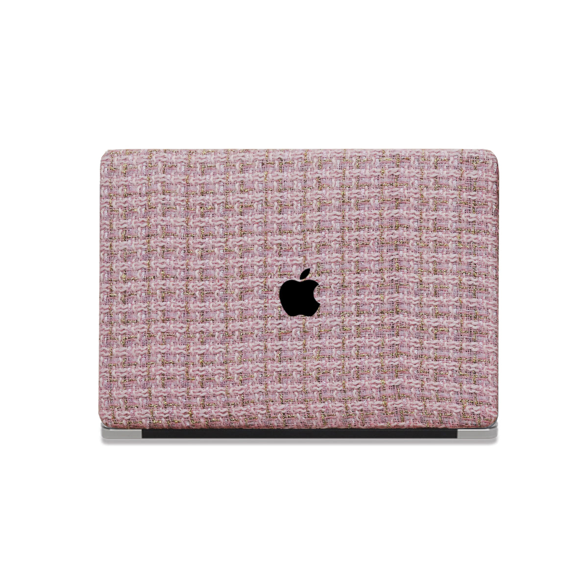 Plain Weave Chanel Style ♾ Sugar Pink Yarn Woven Mac Case