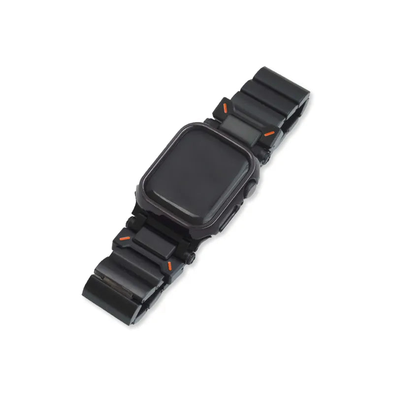 Titanium Explorer Wide Metal Apple Watch strap