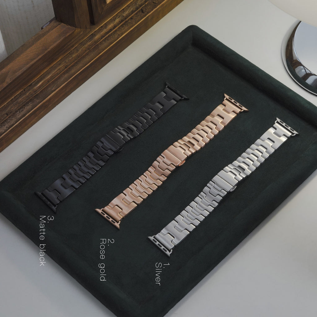 Gauss Y-Type Premium Metal Butterfly Buckle Apple Watch Band