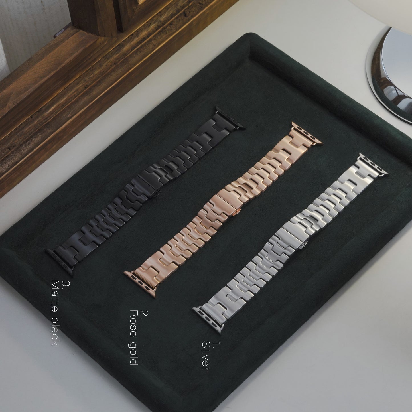 Gauss Y-Type Premium Metal Butterfly Buckle Apple Watch Band