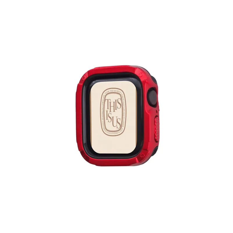 Modern Metal Coating Detachable Apple Watch Case