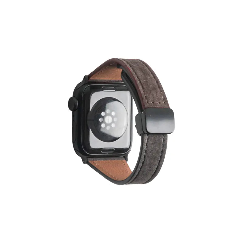 Denim Weave Magnetic Leather Apple Watch Band