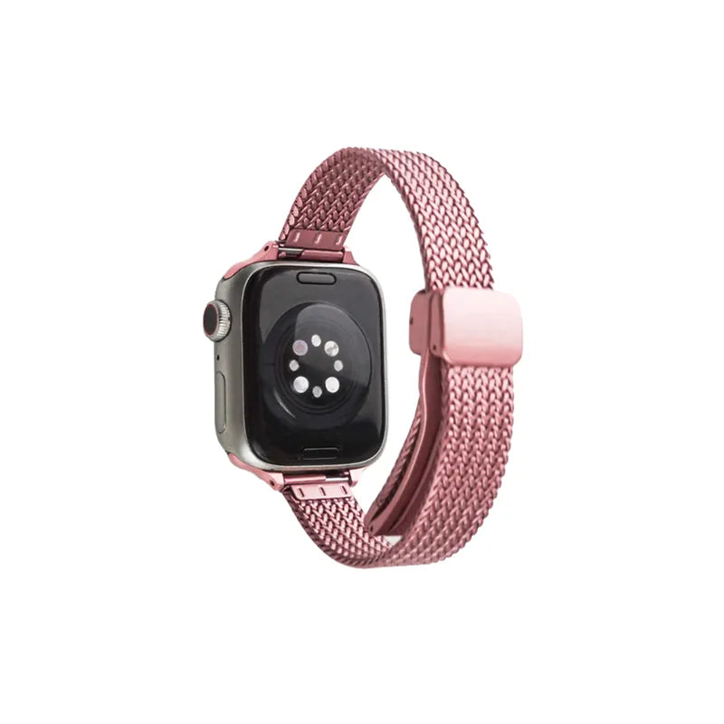 Milanese Magnetic Slim Texture Apple Watch Band