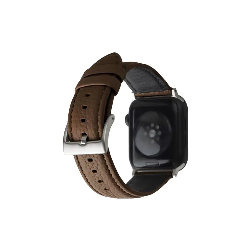 Lychee Grain Texture Leather Buckle Apple Watch Band