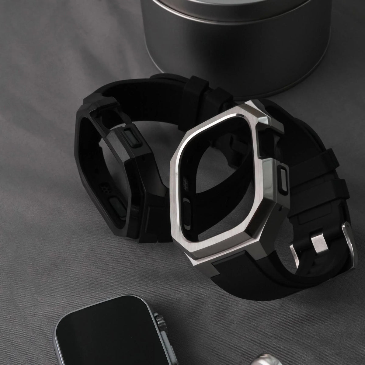 Alloy / Silicone Apple Watch Band
