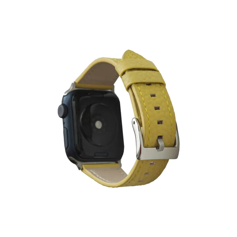 Classic Lychee Grain Leather Apple Watch Band