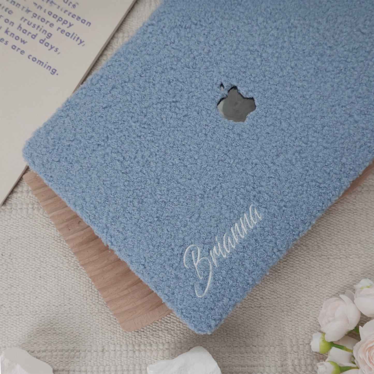 This Is Us Custom Teddy Fleece ♾ Slate Blue MacBook Case