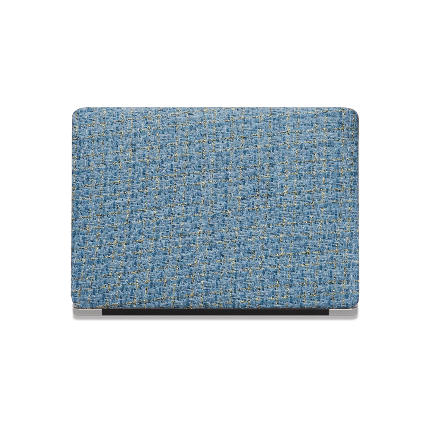 Plain Weave Chanel Style ♾ Sky Blue Yarn Woven Mac Case